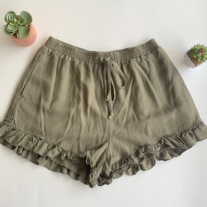 american eagle fabric shorts